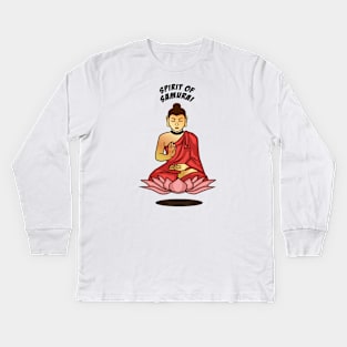 Buddah T-shirt Kids Long Sleeve T-Shirt